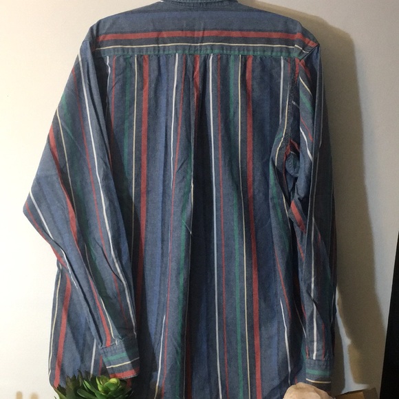NWOT vertical striped button down top - Picture 4 of 4